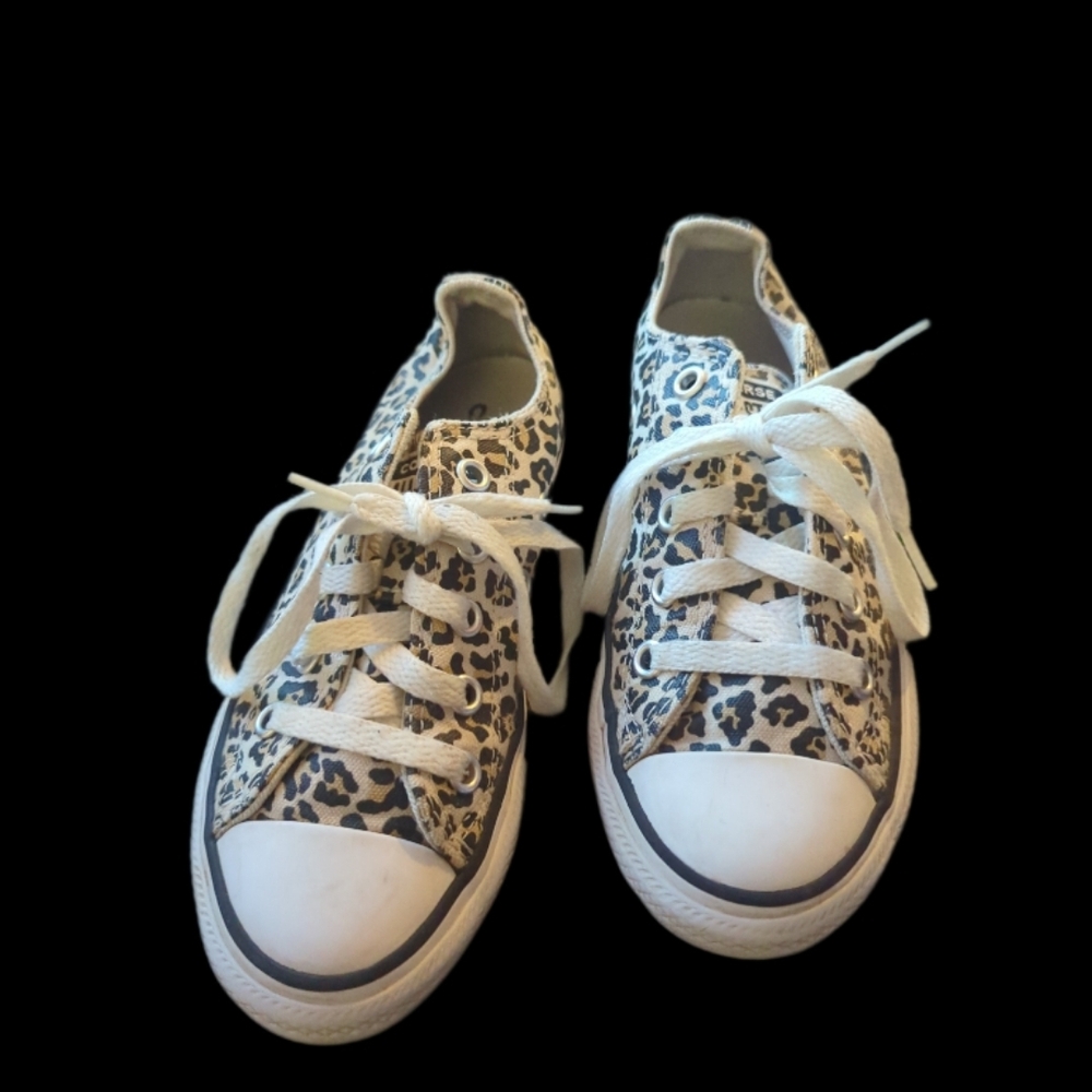 Kids Leopard Pattern Sneakers